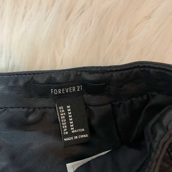 Forever 21 leather skirt - Picture 2 of 2